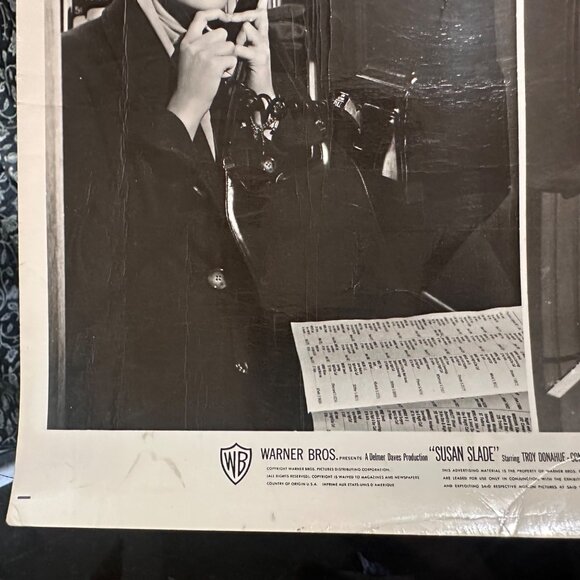 Vintage 1961 Warner Bros "Susan Slade" Movie Still Photo Featuring Connie Steven - Picture 9 of 13